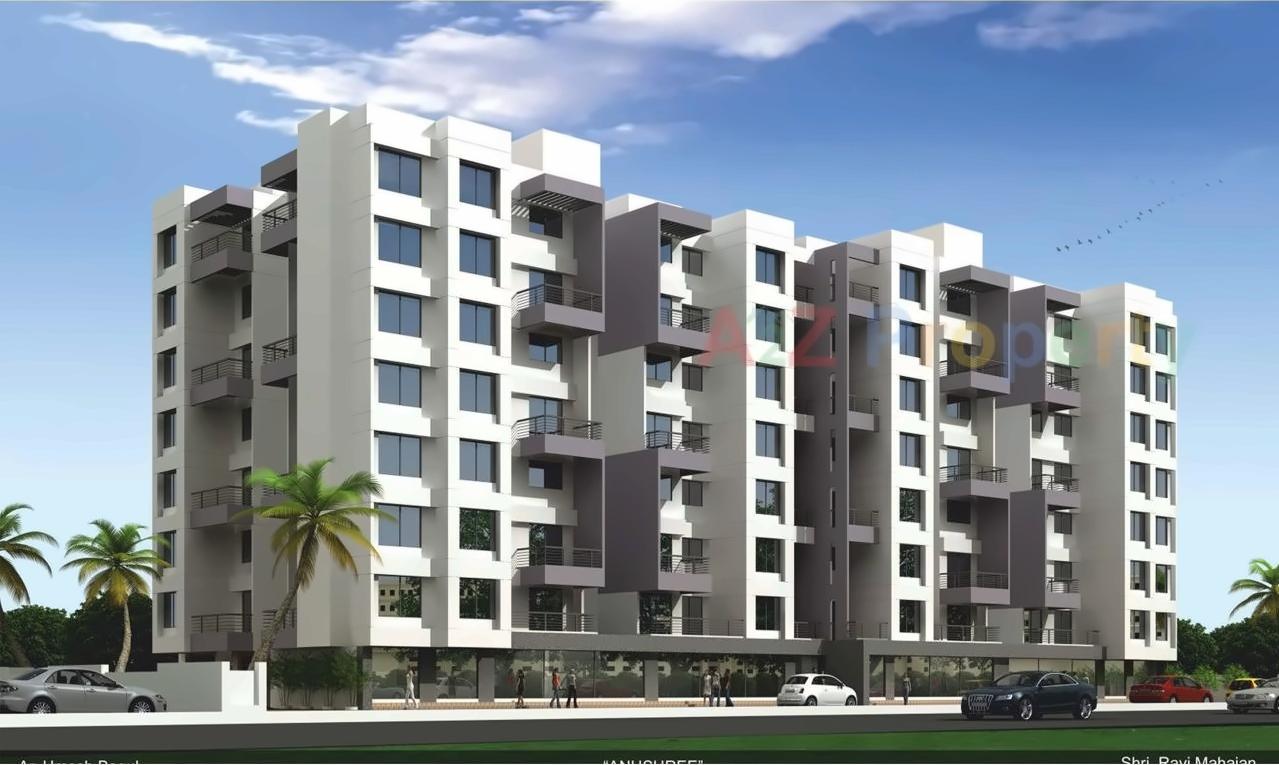 3D Elevation of real estate project Anushree Apartment located at Nashik, Nashik, Maharashtra