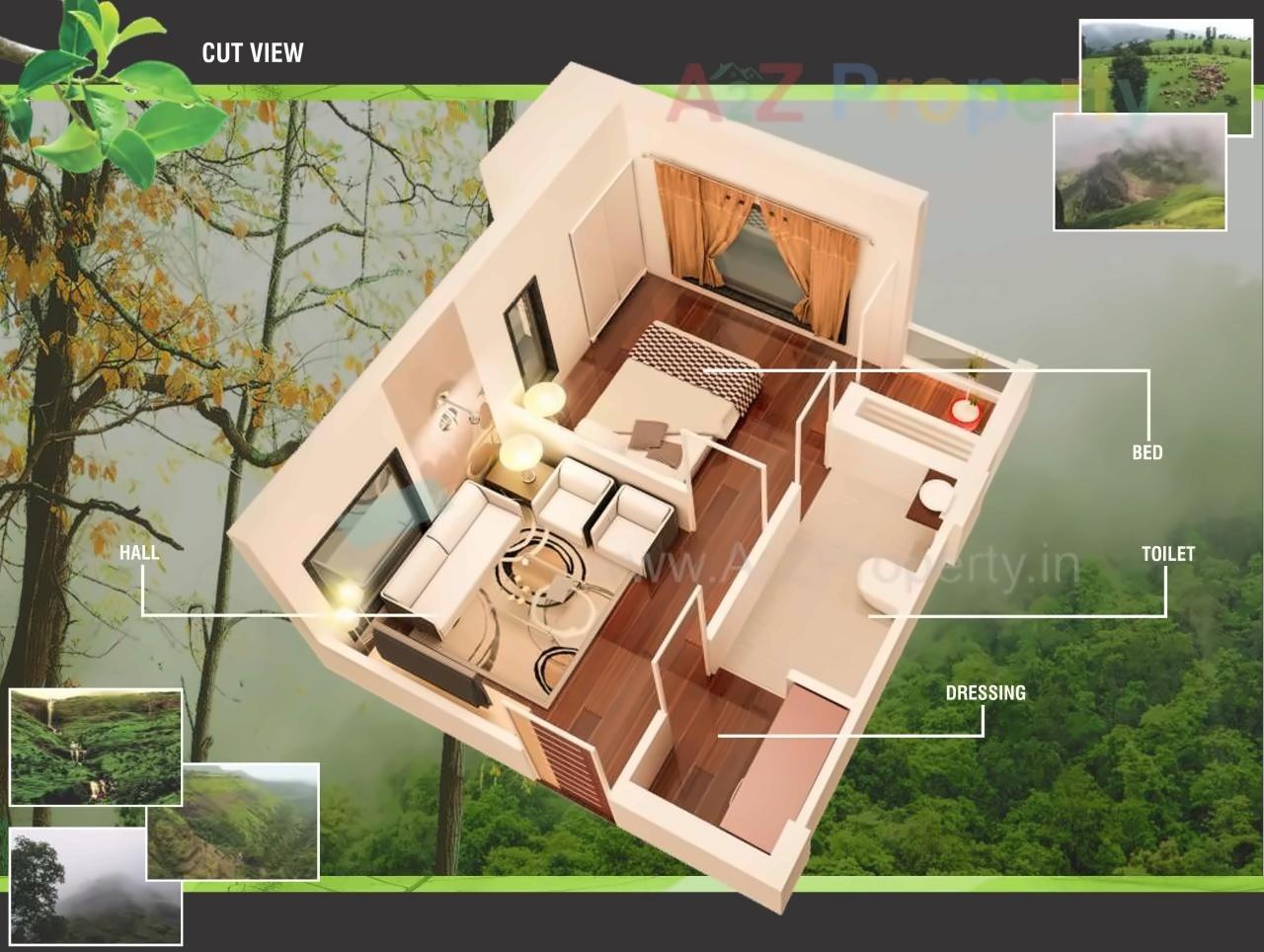 Layout of real estate project Fog City Nsv located at Igatpuri-m-cl, Nashik, Maharashtra