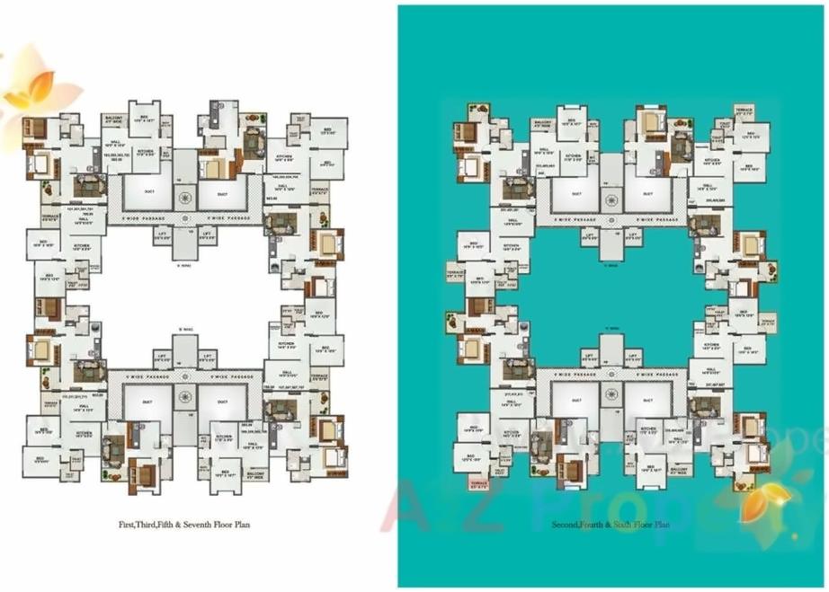 Layout of real estate project Ganesh Atria located at Nashik, Nashik, Maharashtra