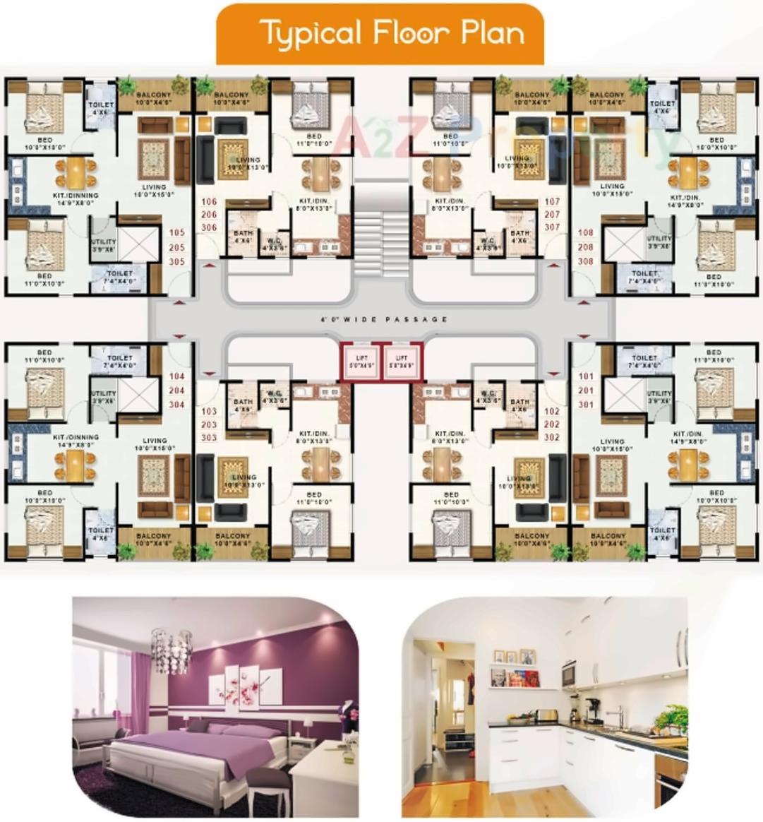 Layout of real estate project Ganesh Avenue located at Nashik-m-corp, Nashik, Maharashtra