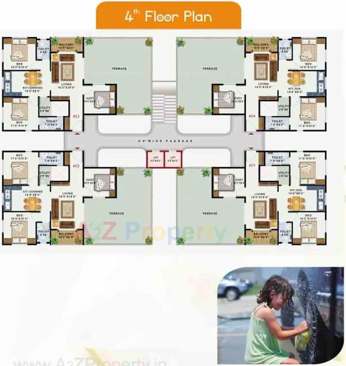 Layout of real estate project Ganesh Avenue located at Nashik-m-corp, Nashik, Maharashtra