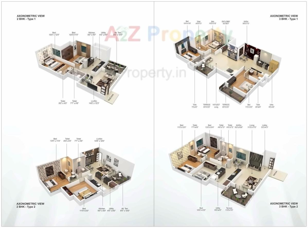 Layout of real estate project Govinda Heights located at Nashik, Nashik, Maharashtra