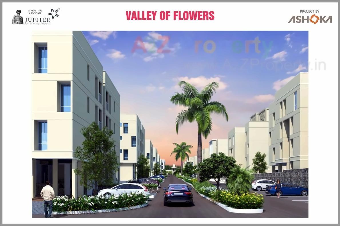 3D Elevation of real estate project Gulmohar A, B, C S located at Sinnar, Nashik, Maharashtra
