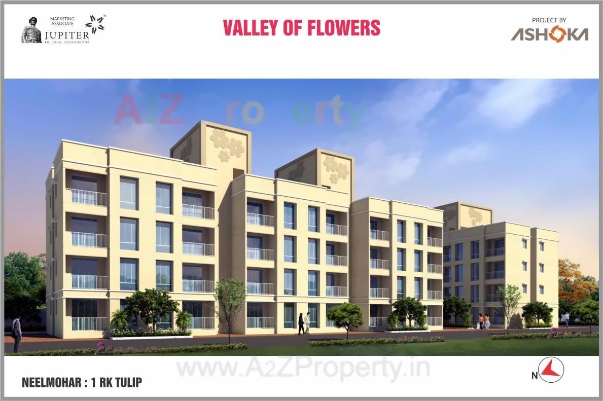 3D Elevation of real estate project Gulmohar A, B, C S located at Sinnar, Nashik, Maharashtra