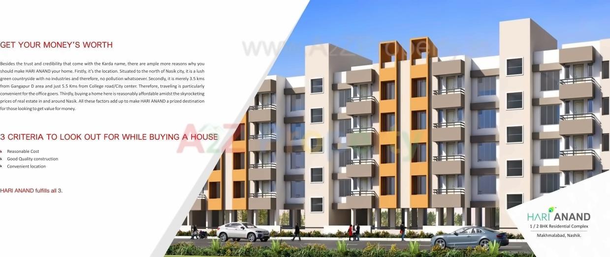 3D Elevation of real estate project Hari Anand located at Nashik, Nashik, Maharashtra