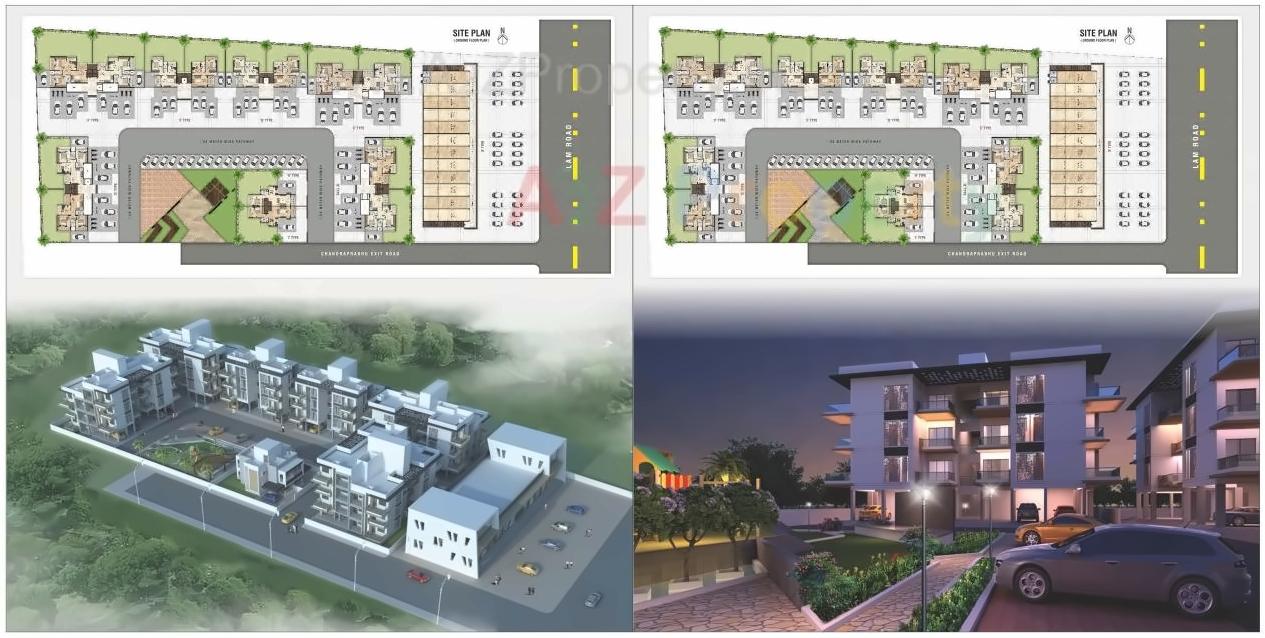Layout of real estate project Hari Anandvan located at Belatgavhan, Nashik, Maharashtra
