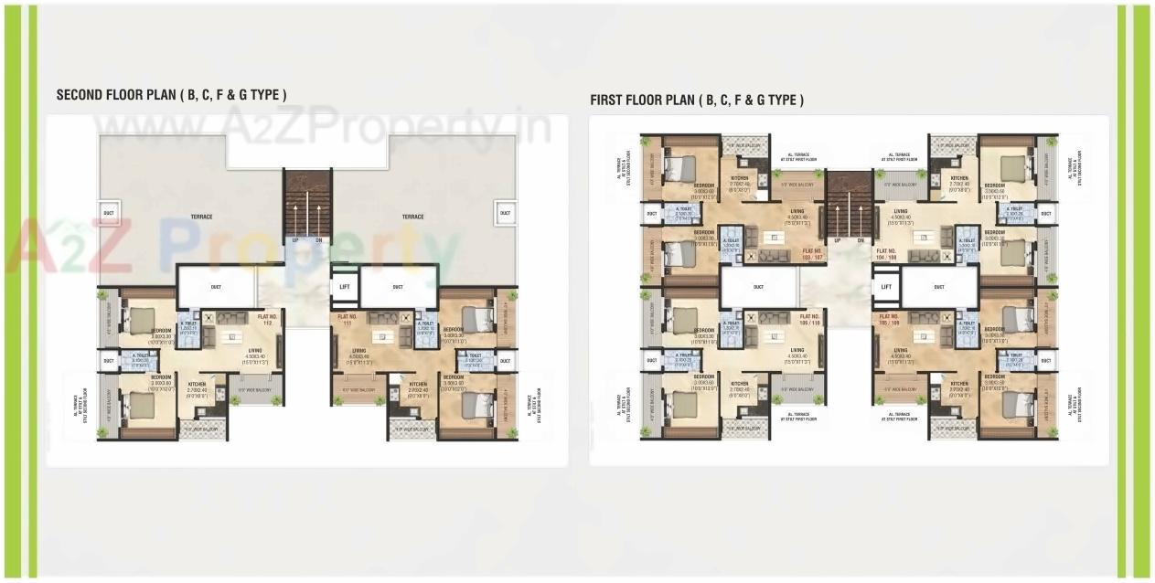 Layout of real estate project Hari Anandvan located at Belatgavhan, Nashik, Maharashtra