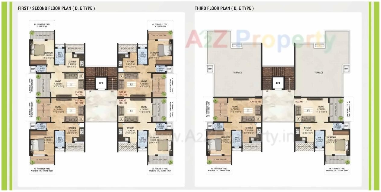 Layout of real estate project Hari Anandvan located at Belatgavhan, Nashik, Maharashtra