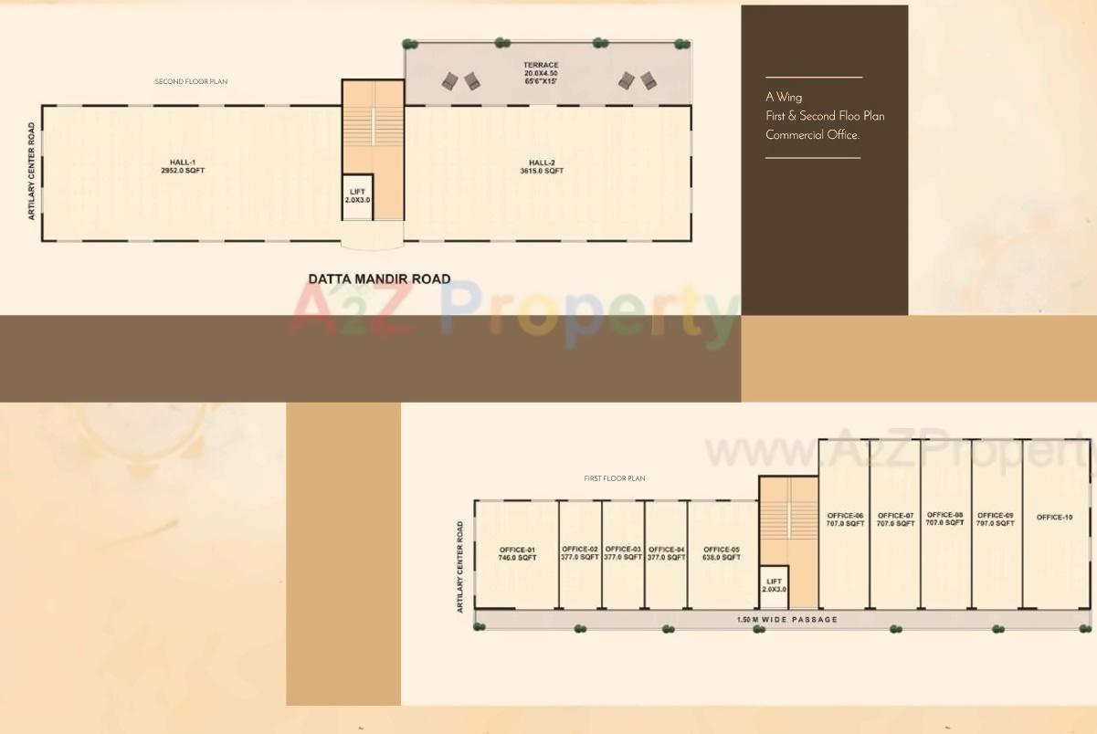 Layout of real estate project Hari Bhakti located at Deolali-cb, Nashik, Maharashtra