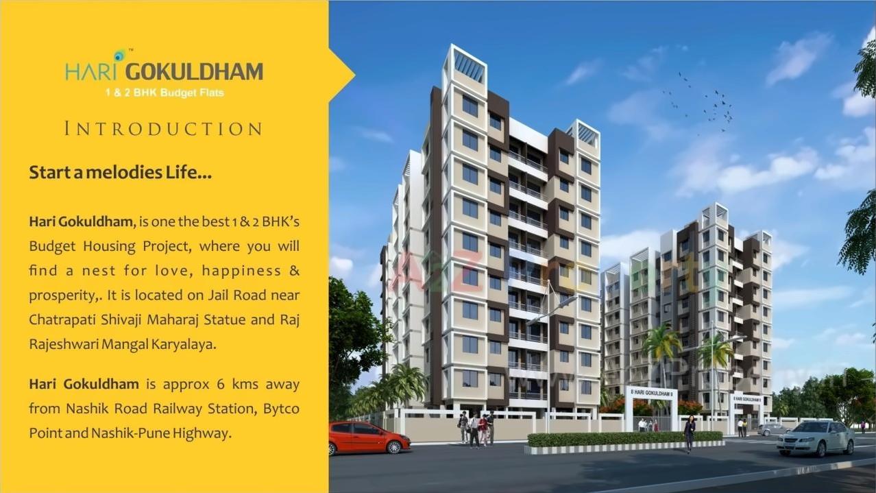 3D Elevation of real estate project Hari Gokuldham located at Jail-road, Nashik, Maharashtra