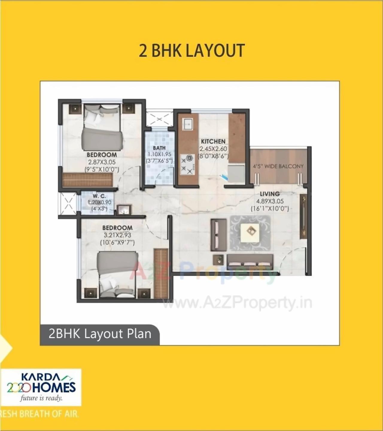 Layout of real estate project Hari Gokuldham located at Jail-road, Nashik, Maharashtra
