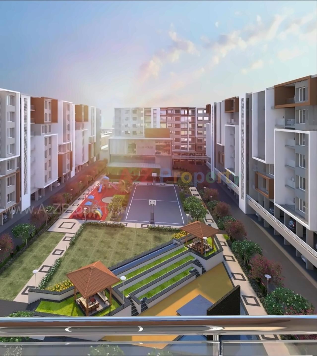 3D Elevation of real estate project Hari Nakshatra located at Deolaligaon, Nashik, Maharashtra