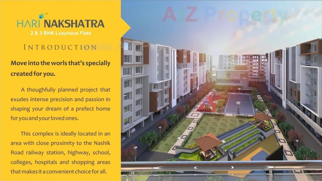 3D Elevation of real estate project Hari Nakshatra located at Deolaligaon, Nashik, Maharashtra