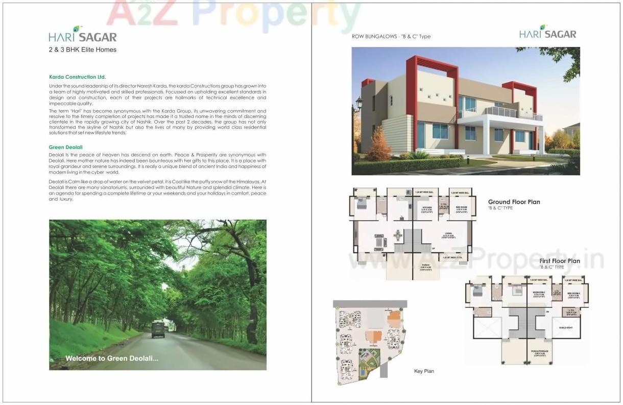 Layout of real estate project Hari Sagar located at Nashik, Nashik, Maharashtra