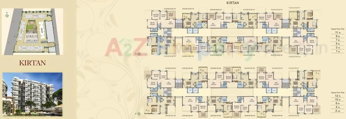Layout of real estate project Hari Sanskruti located at Deolaligaon, Nashik, Maharashtra