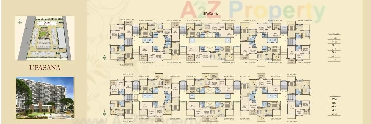 Layout of real estate project Hari Sanskruti located at Deolaligaon, Nashik, Maharashtra