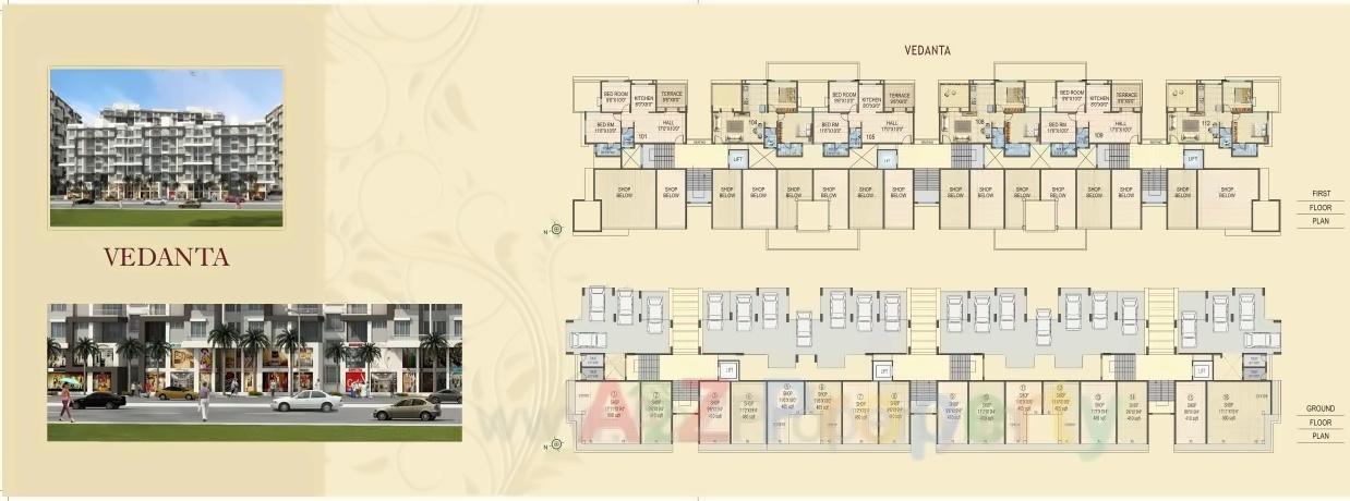 Layout of real estate project Hari Sanskruti located at Deolaligaon, Nashik, Maharashtra