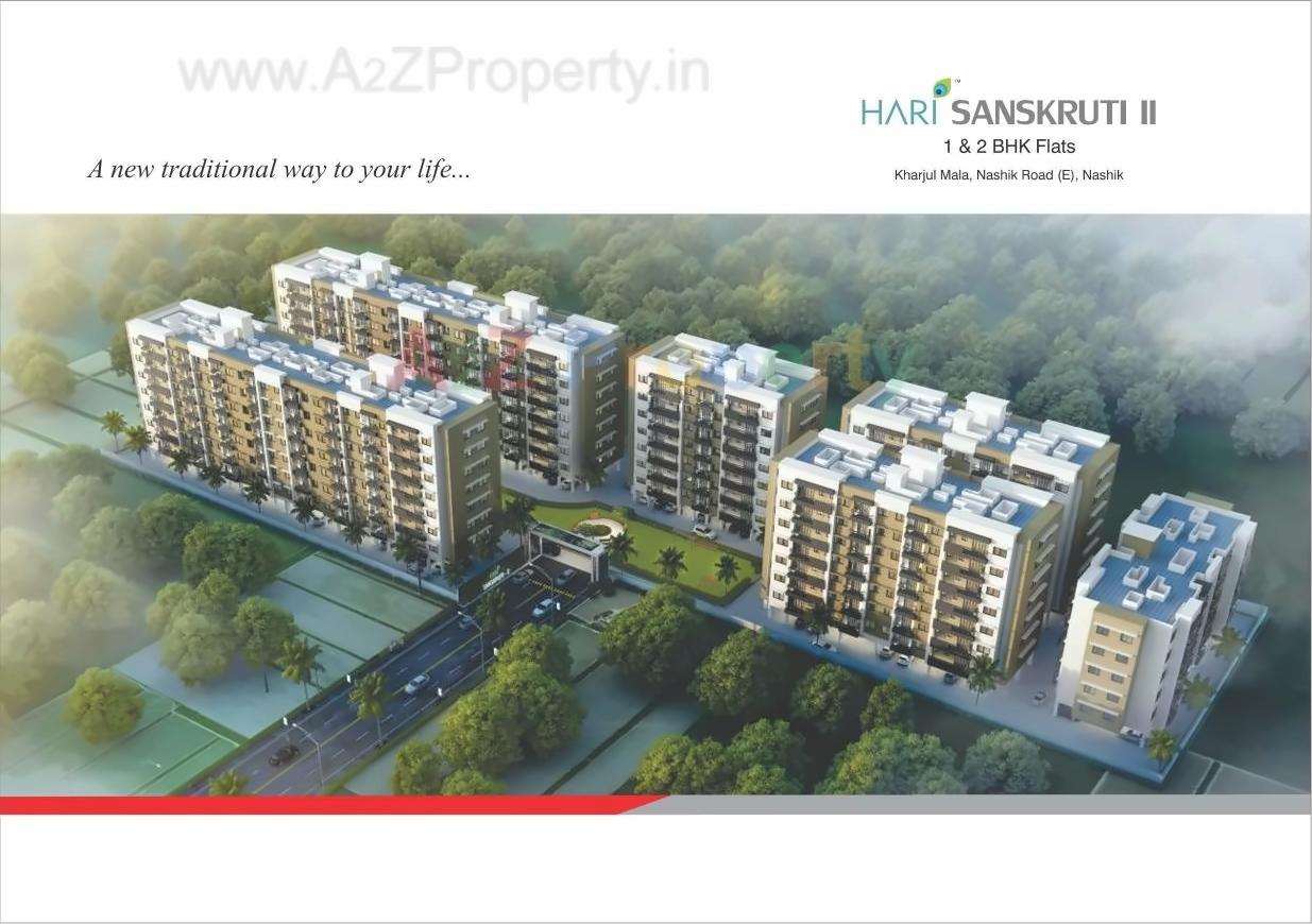 3D Elevation of real estate project Hari Sanskruti located at Deolaligaon, Nashik, Maharashtra