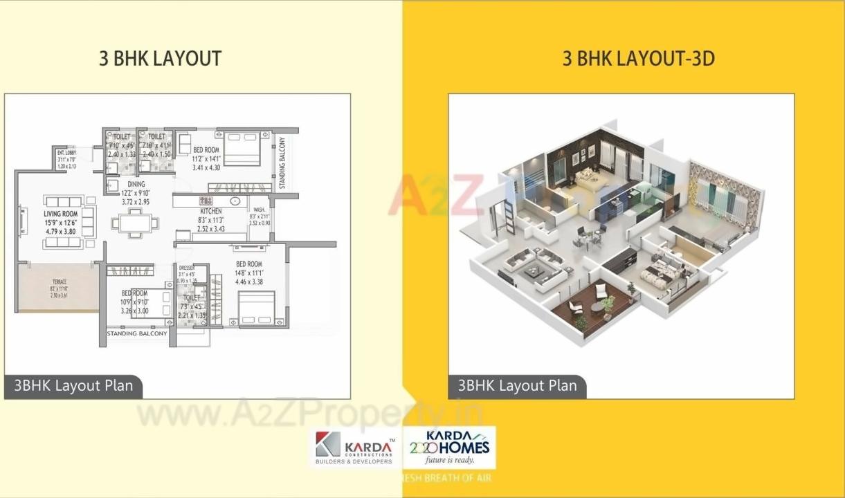 Layout of real estate project Hari Vasant located at Aanandwali, Nashik, Maharashtra