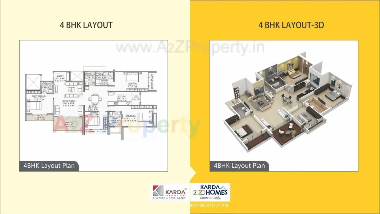 Layout of real estate project Hari Vasant located at Aanandwali, Nashik, Maharashtra