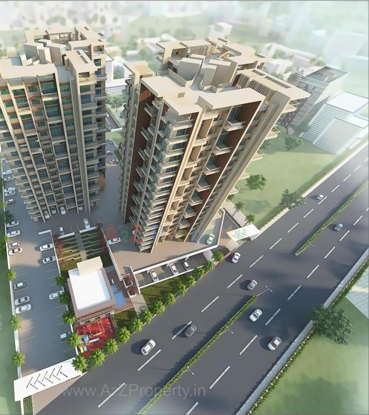 3D Elevation of real estate project Hari Vasant located at Aanandwali, Nashik, Maharashtra