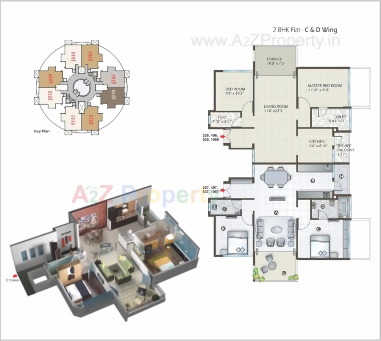 Layout of real estate project Hari Vishwa located at Nashik, Nashik, Maharashtra