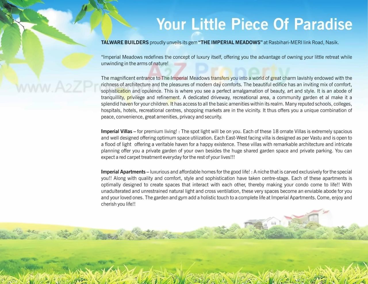  of real estate project Imperial Meadows located at Nashik, Nashik, Maharashtra