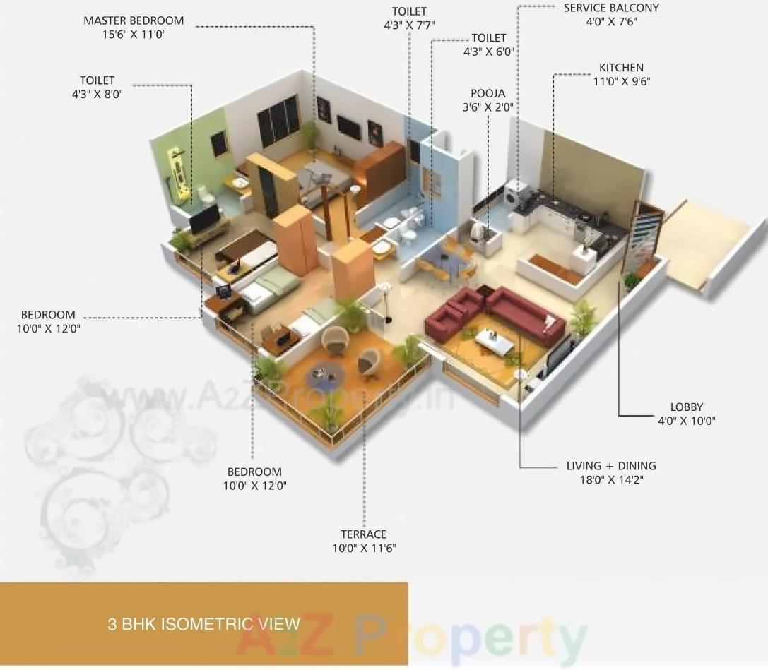 Layout of real estate project Ishwar Prestige located at Aanandwali, Nashik, Maharashtra