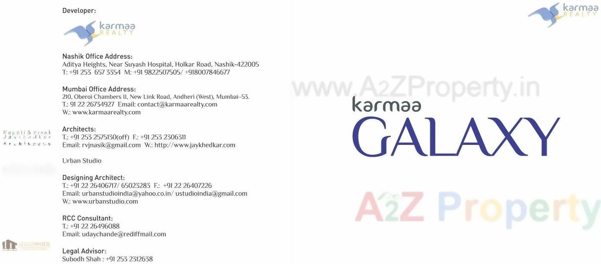  of real estate project Karmaa Galaxy located at Nashik-m-corp, Nashik, Maharashtra