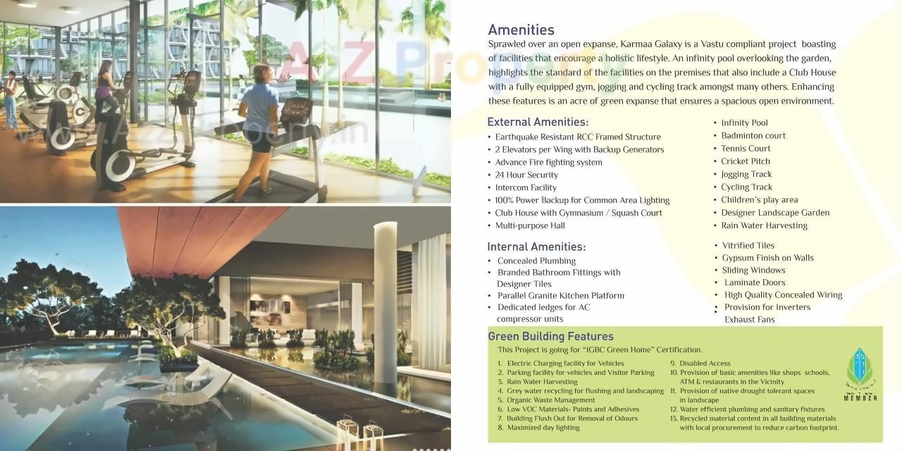  of real estate project Karmaa Galaxy located at Nashik-m-corp, Nashik, Maharashtra