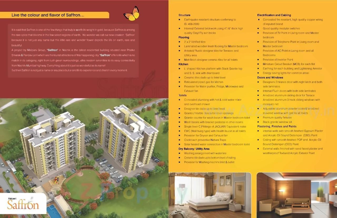  of real estate project Malpani Saffron  No located at Nashik-m-corp, Nashik, Maharashtra