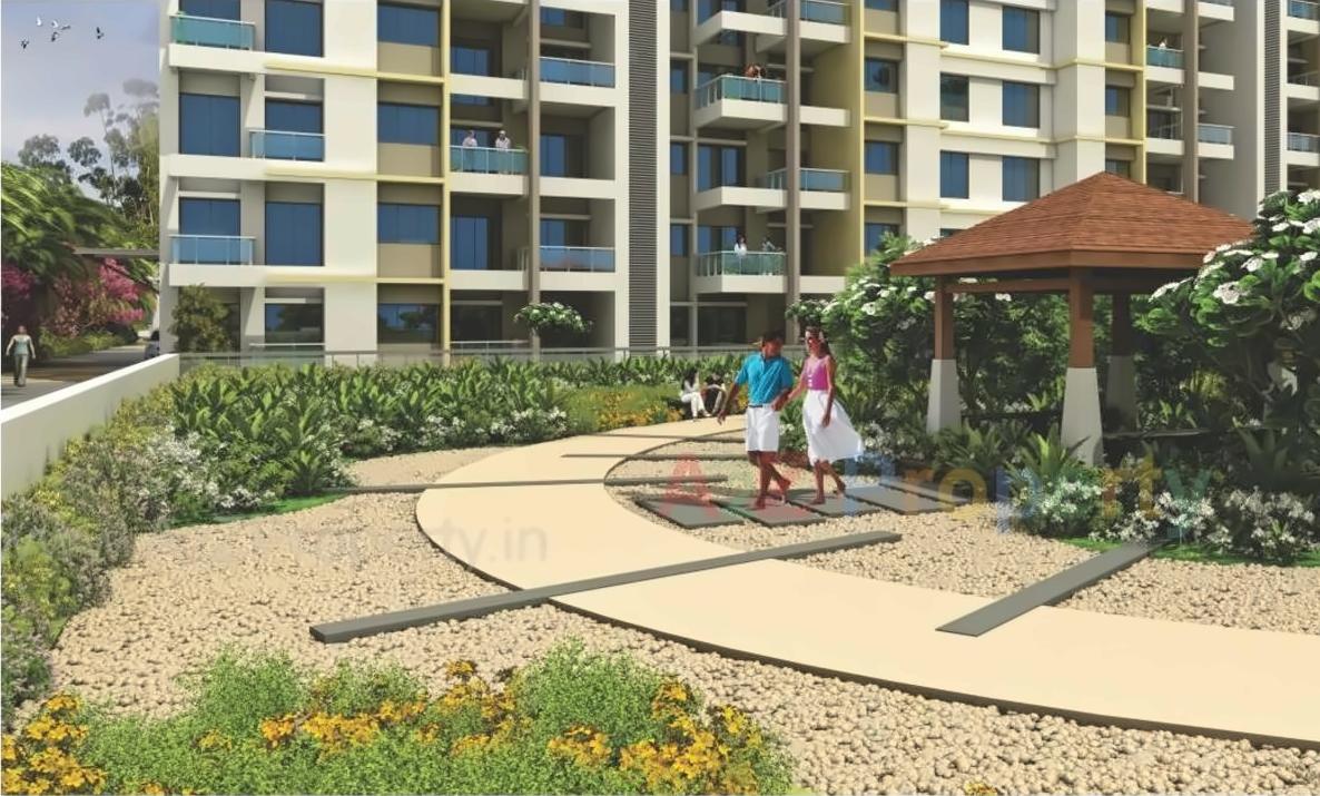 3D Elevation of real estate project Nandan Carnival B  located at Nashik-m-corp, Nashik, Maharashtra