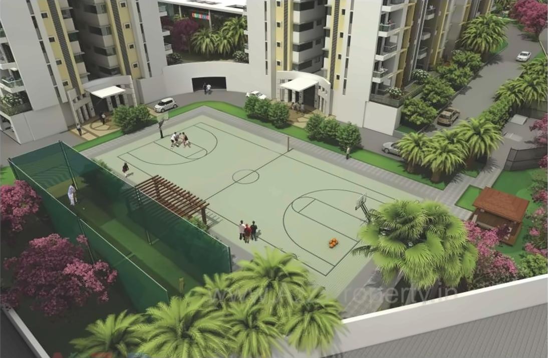 3D Elevation of real estate project Nandan Carnival B  located at Nashik-m-corp, Nashik, Maharashtra