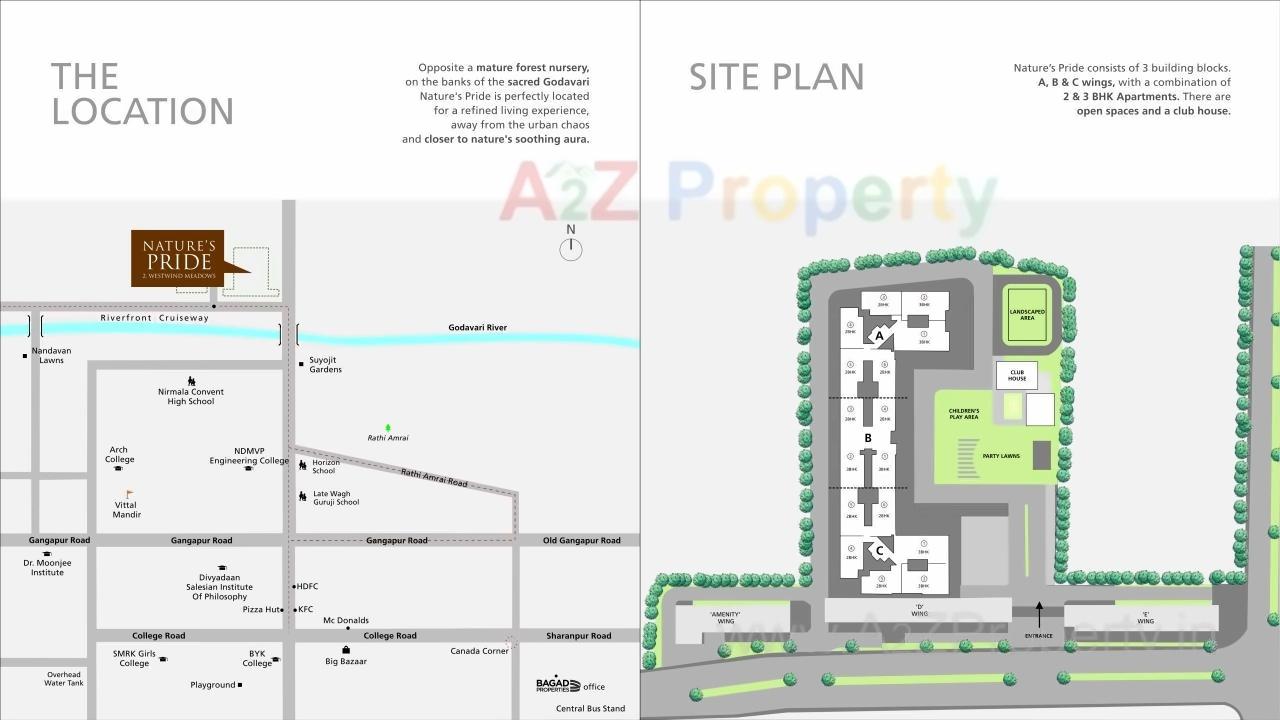 Layout of real estate project Natures Pride located at Nashik-m-corp, Nashik, Maharashtra
