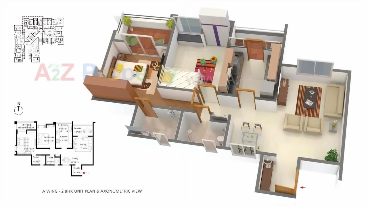 Layout of real estate project Natures Pride located at Nashik-m-corp, Nashik, Maharashtra