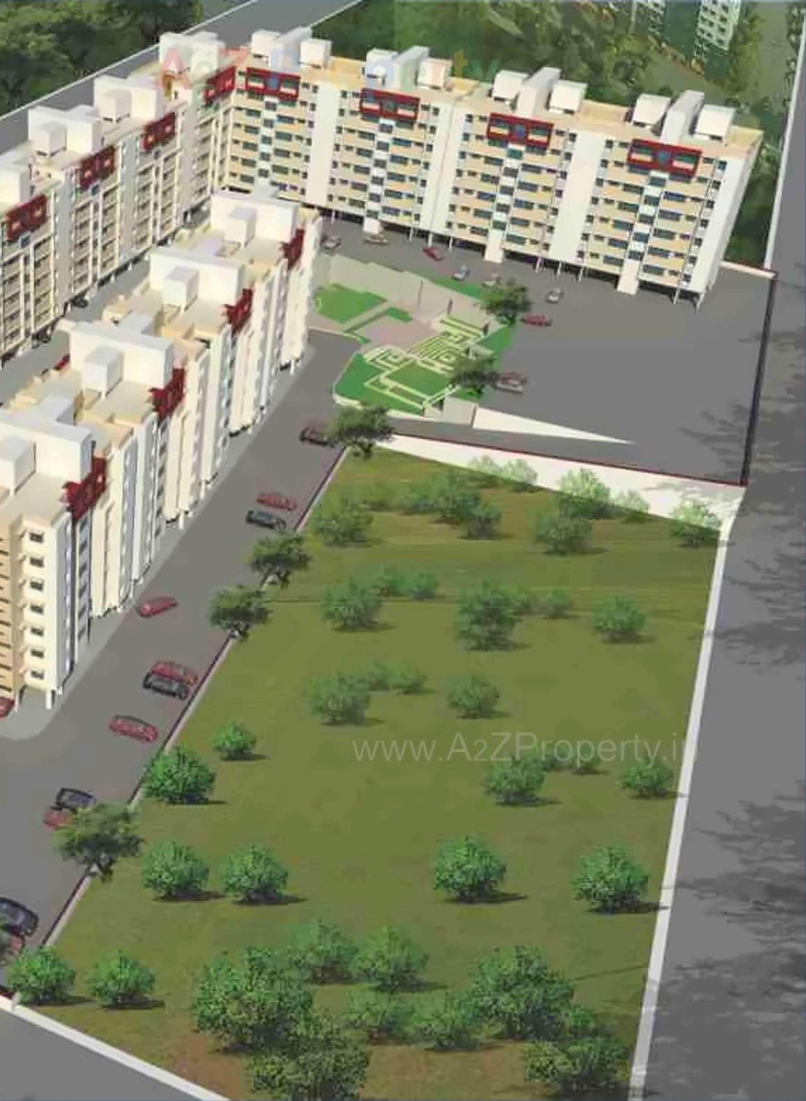 3D Elevation of real estate project Nirman Vrindavan Gardens located at Nashik, Nashik, Maharashtra