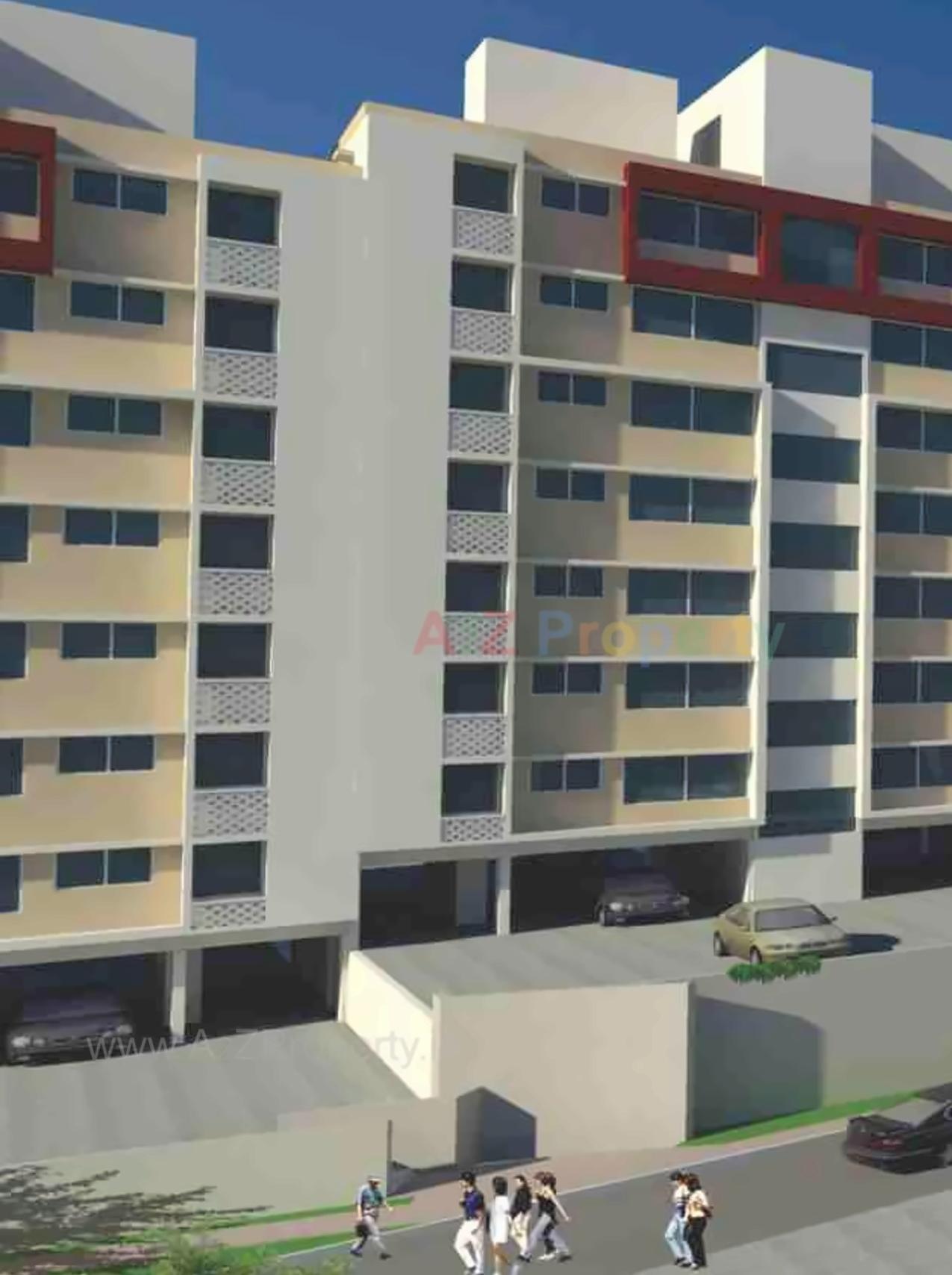 3D Elevation of real estate project Nirman Vrindavan Gardens located at Nashik, Nashik, Maharashtra