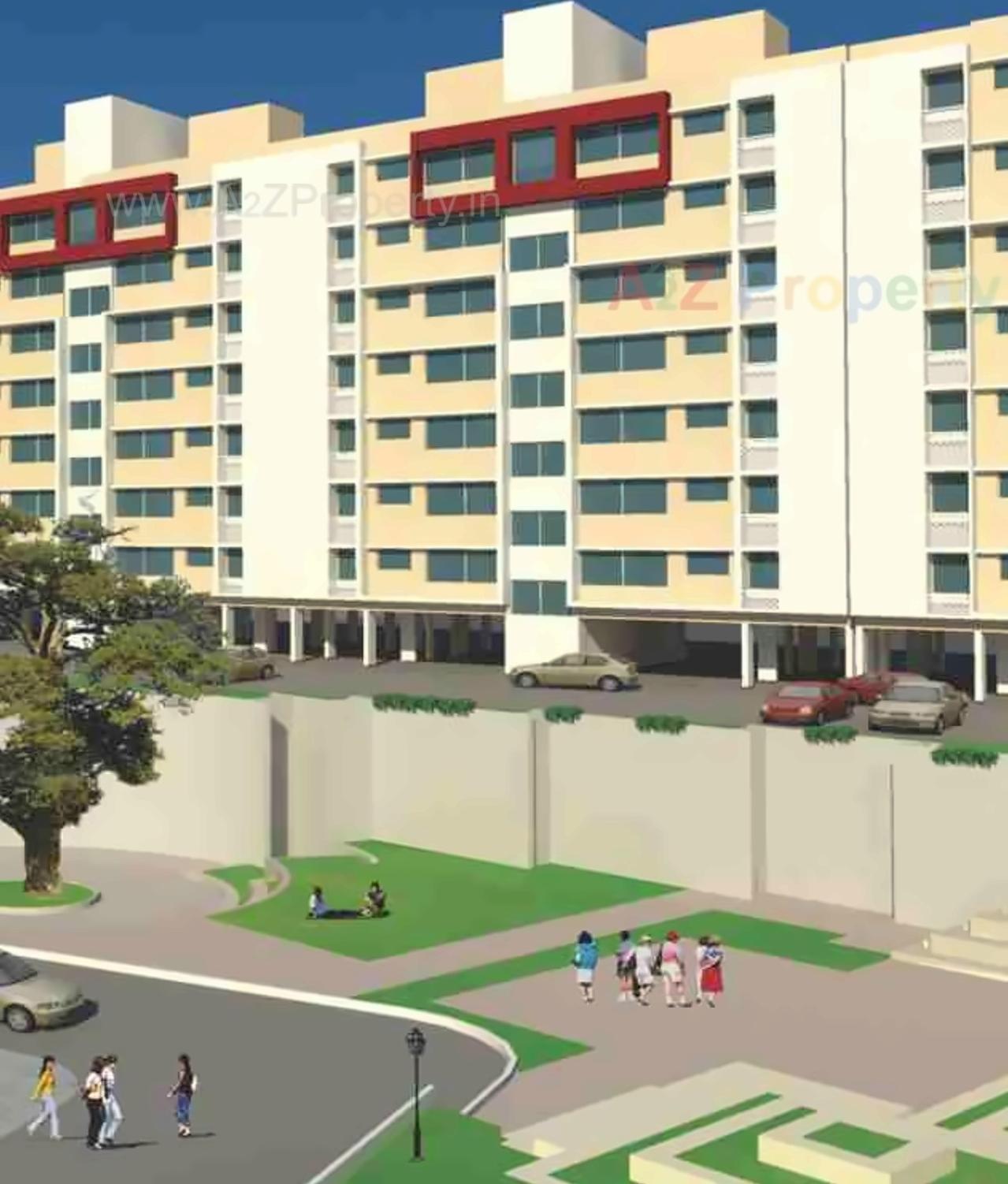 3D Elevation of real estate project Nirman Vrindavan Gardens located at Nashik, Nashik, Maharashtra