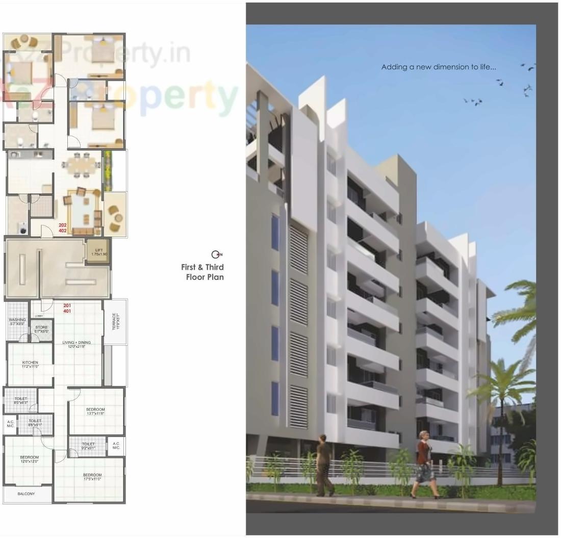Layout of real estate project Orbit Casa located at Nashik, Nashik, Maharashtra