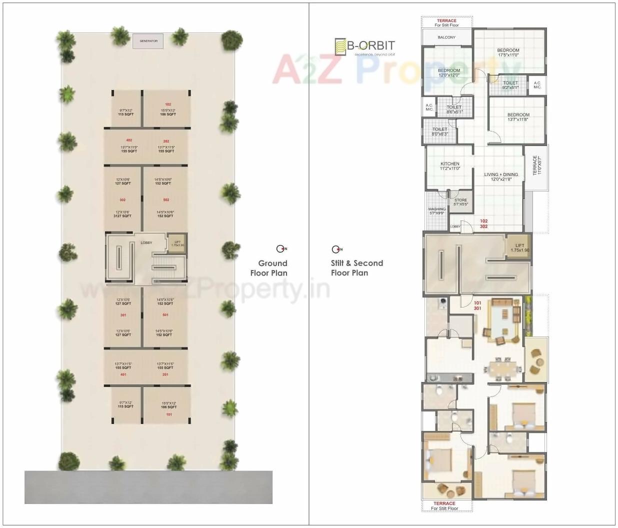 Layout of real estate project Orbit Casa located at Nashik, Nashik, Maharashtra