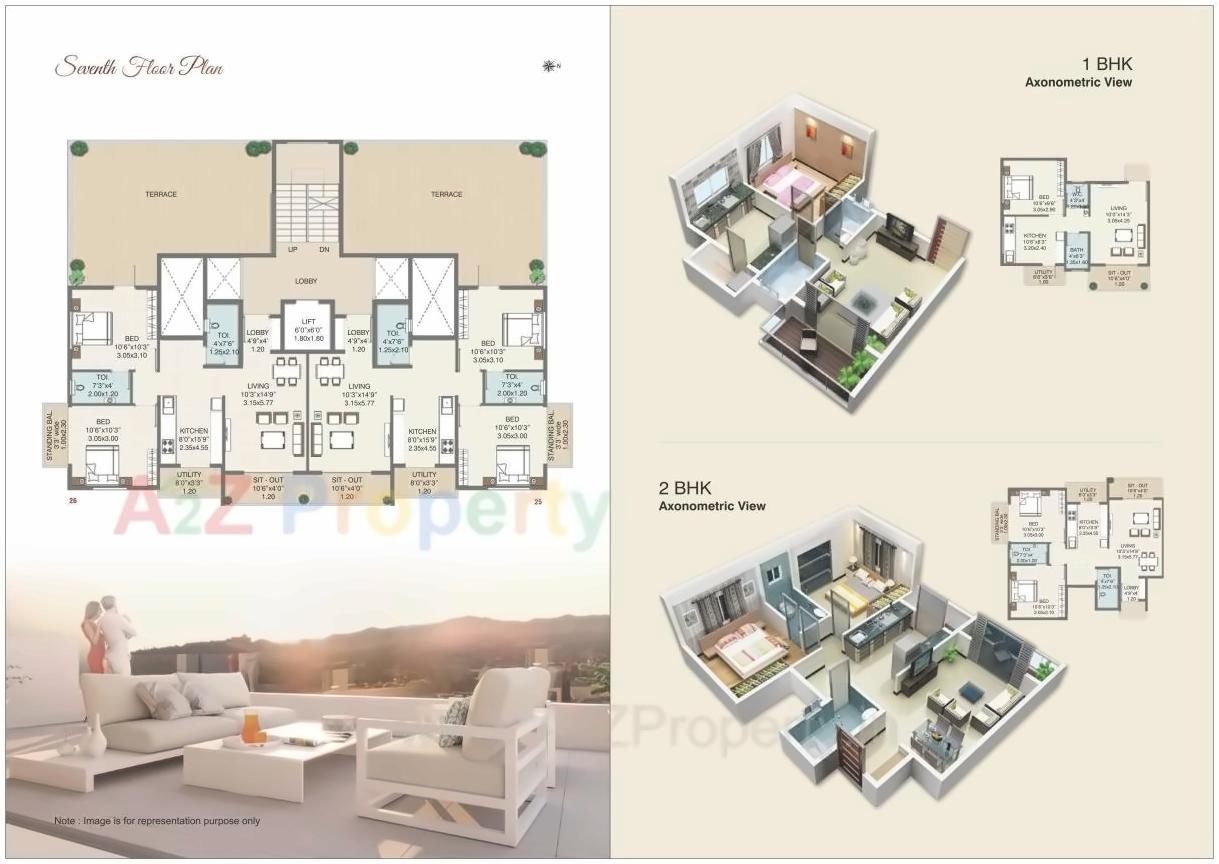 Layout of real estate project Pushkaraj Heights located at Nashik-m-corp, Nashik, Maharashtra