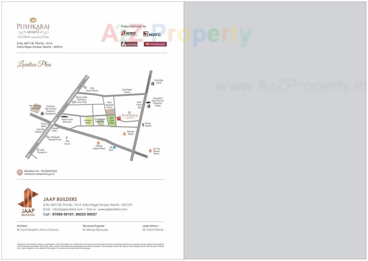  of real estate project Pushkaraj Heights located at Nashik-m-corp, Nashik, Maharashtra