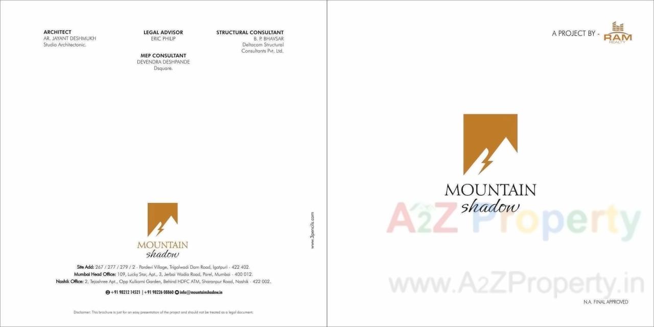  of real estate project Ram Realtys Mountain Shadow located at Pardevi, Nashik, Maharashtra