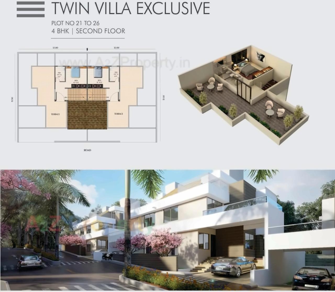 Layout of real estate project Ram Realtys Mountain Shadow located at Pardevi, Nashik, Maharashtra