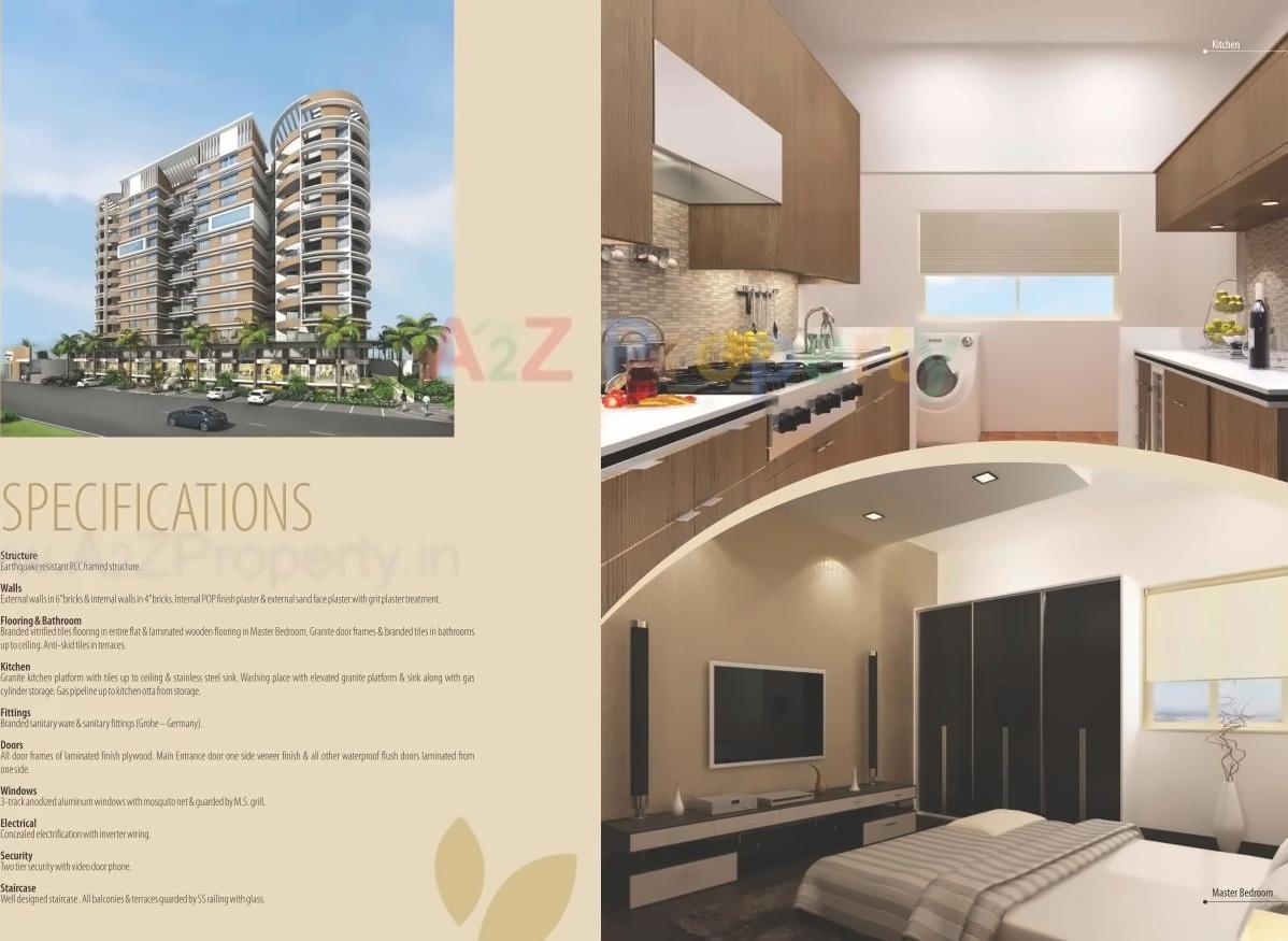 3D Elevation of real estate project Ravi Renaissance located at Nashik-m-corp, Nashik, Maharashtra