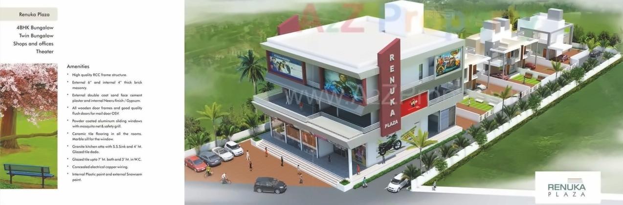 3D Elevation of real estate project Renuka Plaza located at Sansari, Nashik, Maharashtra