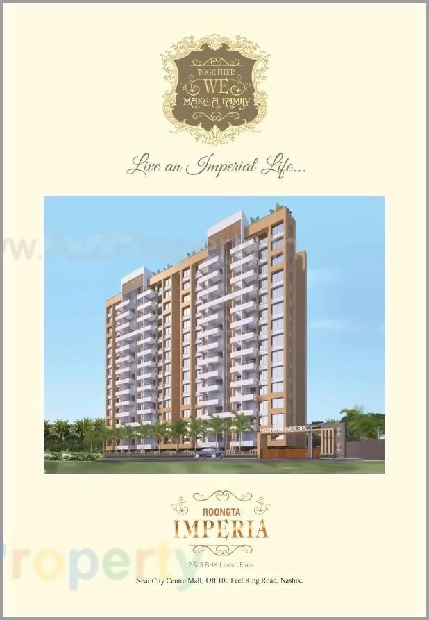 3D Elevation of real estate project Roongta Imperia Apartment located at Nashik, Nashik, Maharashtra