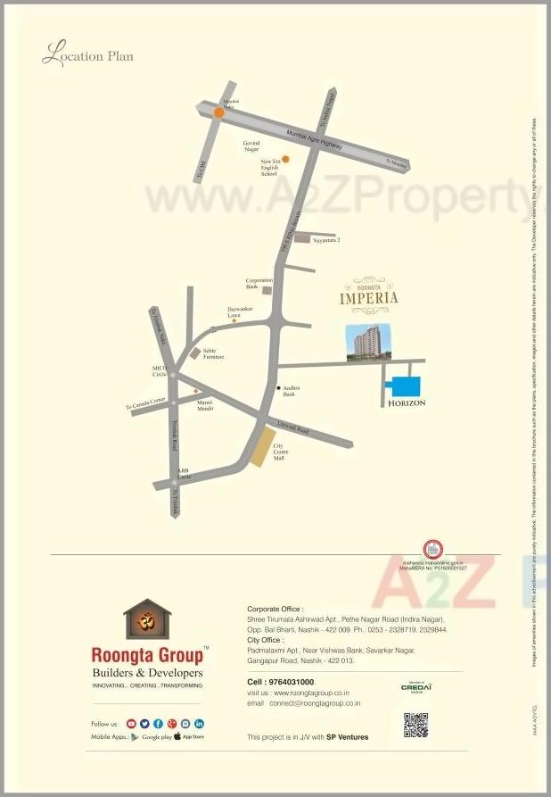  of real estate project Roongta Imperia Apartment located at Nashik, Nashik, Maharashtra