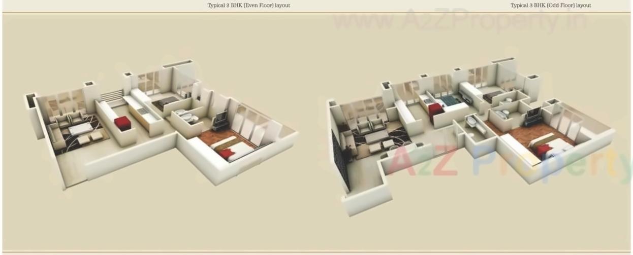 Layout of real estate project Royale B located at Nashik, Nashik, Maharashtra