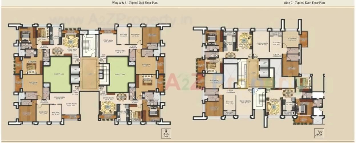 Layout of real estate project Royale B located at Nashik, Nashik, Maharashtra